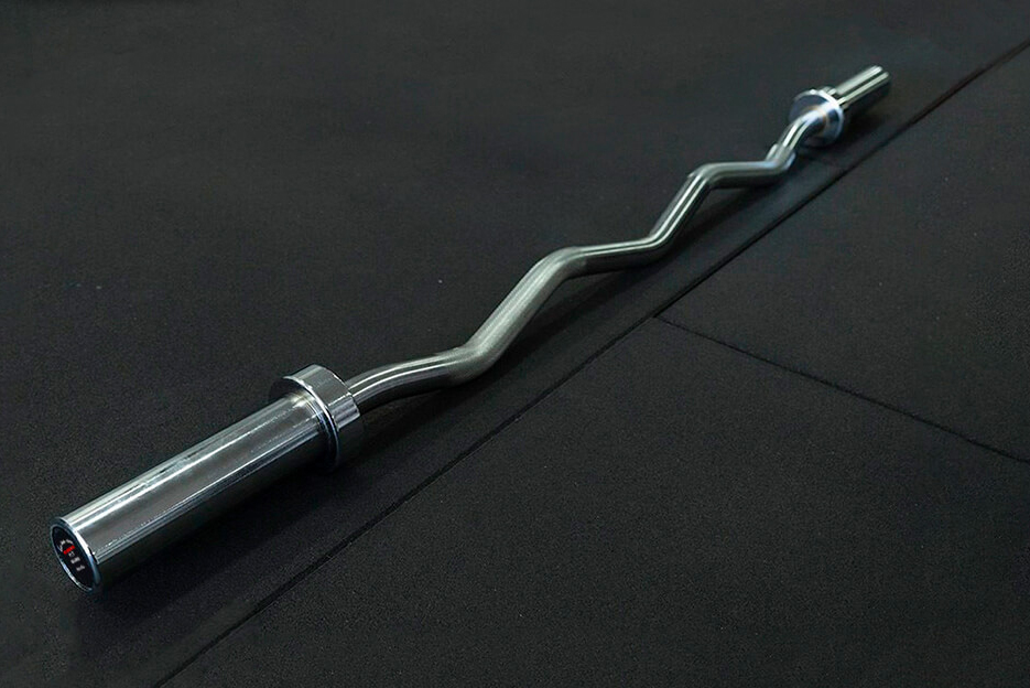 Barra Olímpica Z + 1 Par de Seguros Metálicos