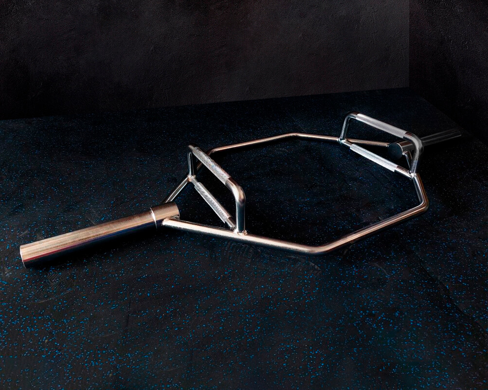 Barra Hexagonal (TRAP BAR) + 1 Par de Seguros Metálicos