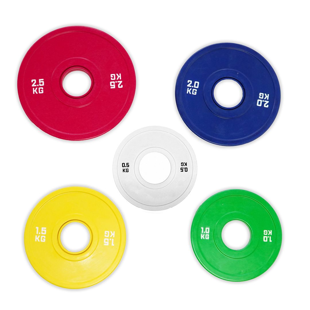 Par de Discos de Caucho Fraccionales - RUBBER FIT Peru