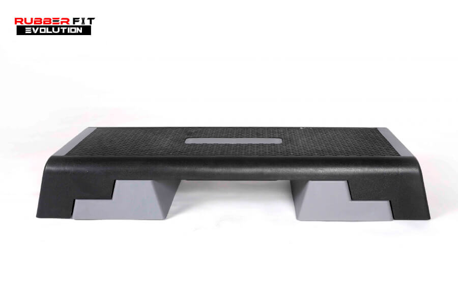 Step aeróbico PRO Rubber Fit de tres niveles